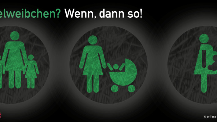 Ampelweibchen – maximal weiblich! Eine Aktion von Frau 2000plus e.V. Ampelweibchen – maximal weiblich! Eine Aktion von Frau 2000plus e.V.